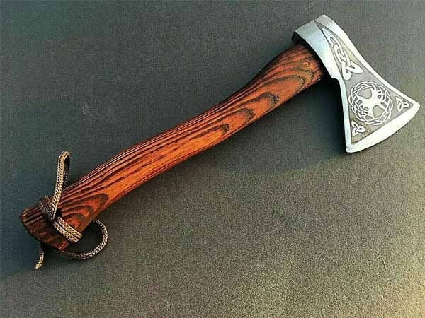 Tree of Life Viking Axe Best Camping Hatchet | Wedding Gift, Anniversary Gift, Birthday Gift
