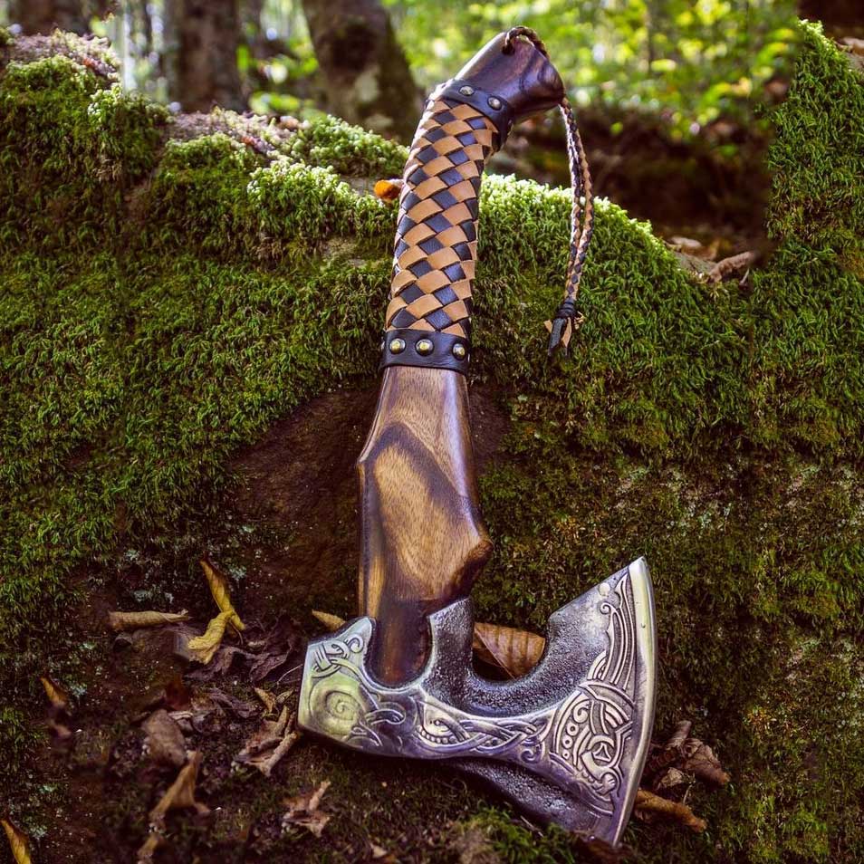 Odin's Viking Axe Best Outdoor Survival Viking Nordic Axe | Wedding Gift, Anniversary Gift, Best Gift's For Him
