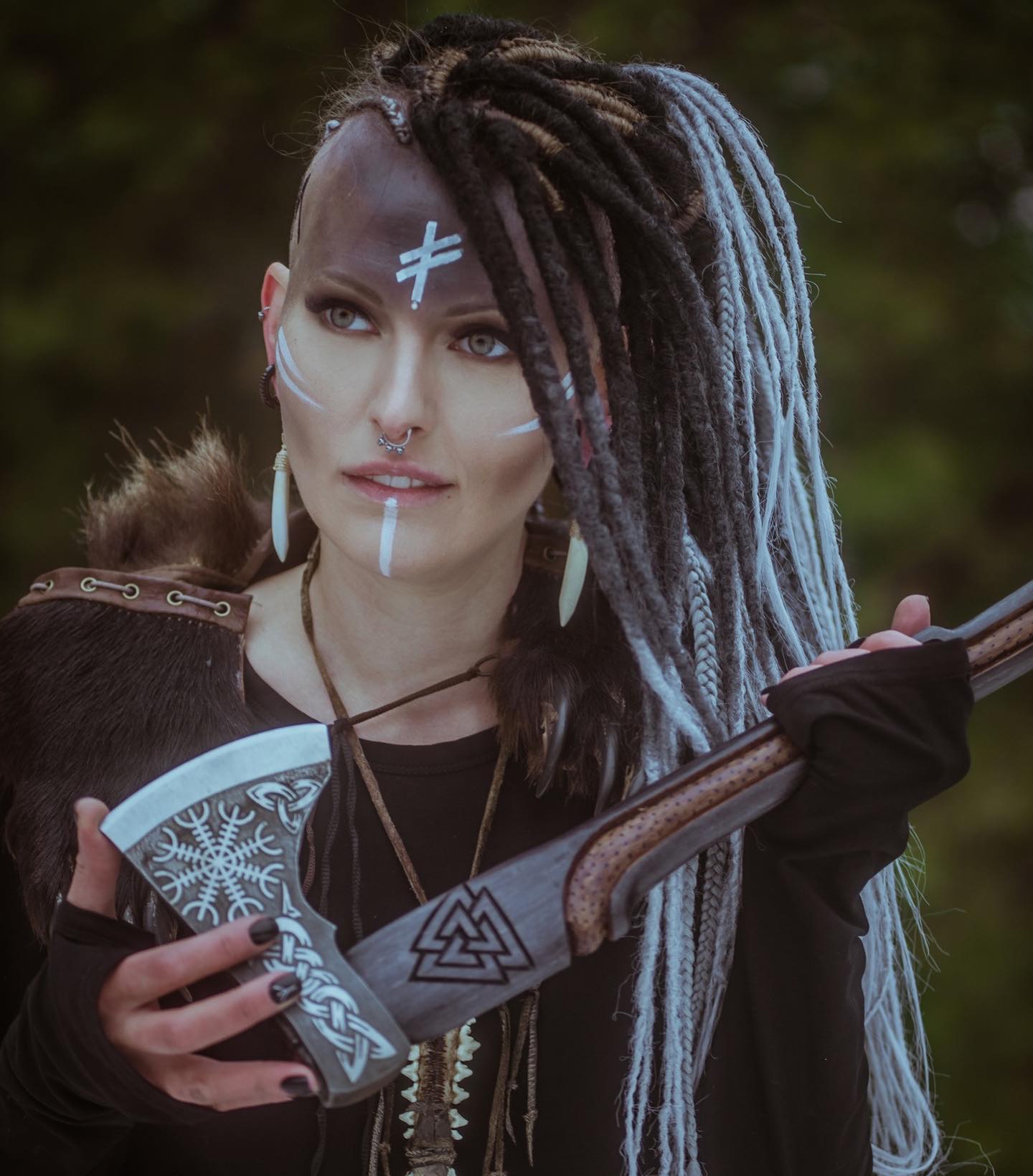 High Quality Carbon Steel Viking Axe Best Outdoor Camping Axe | Anniversary Gift, Christmas Gift, Birthday Gift