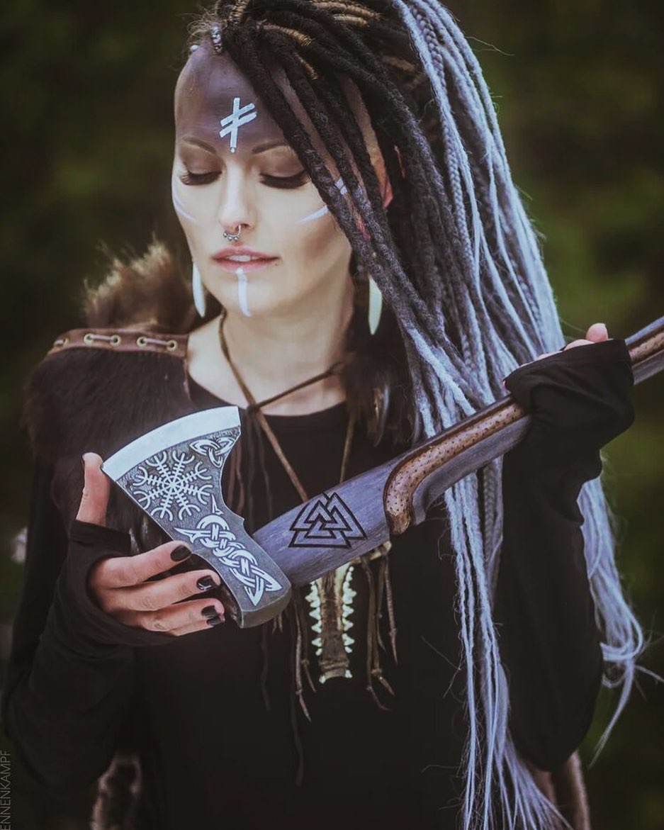 High Quality Carbon Steel Viking Axe Best Outdoor Camping Axe | Anniversary Gift, Christmas Gift, Birthday Gift