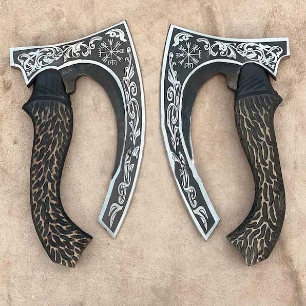 Viking Vegvisir Pizza Axe Best Viking Pizza Cutter Axe | Annversary Gift, Birthday Gitft, Christmas Gift