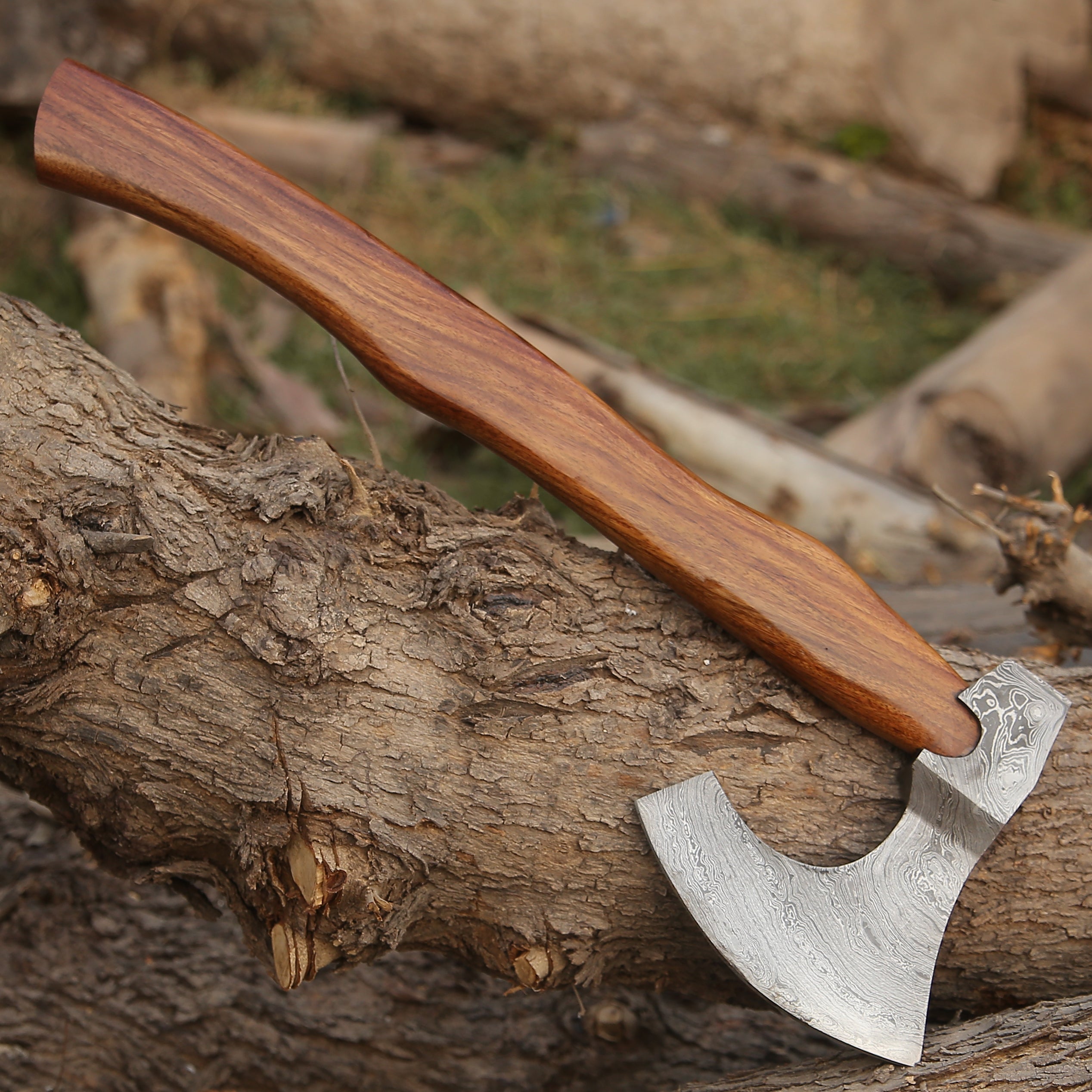 Custom Hand Made Forged Damascus Steel Axe Superb Design Axe Hatchet Tomahawk WH 1673