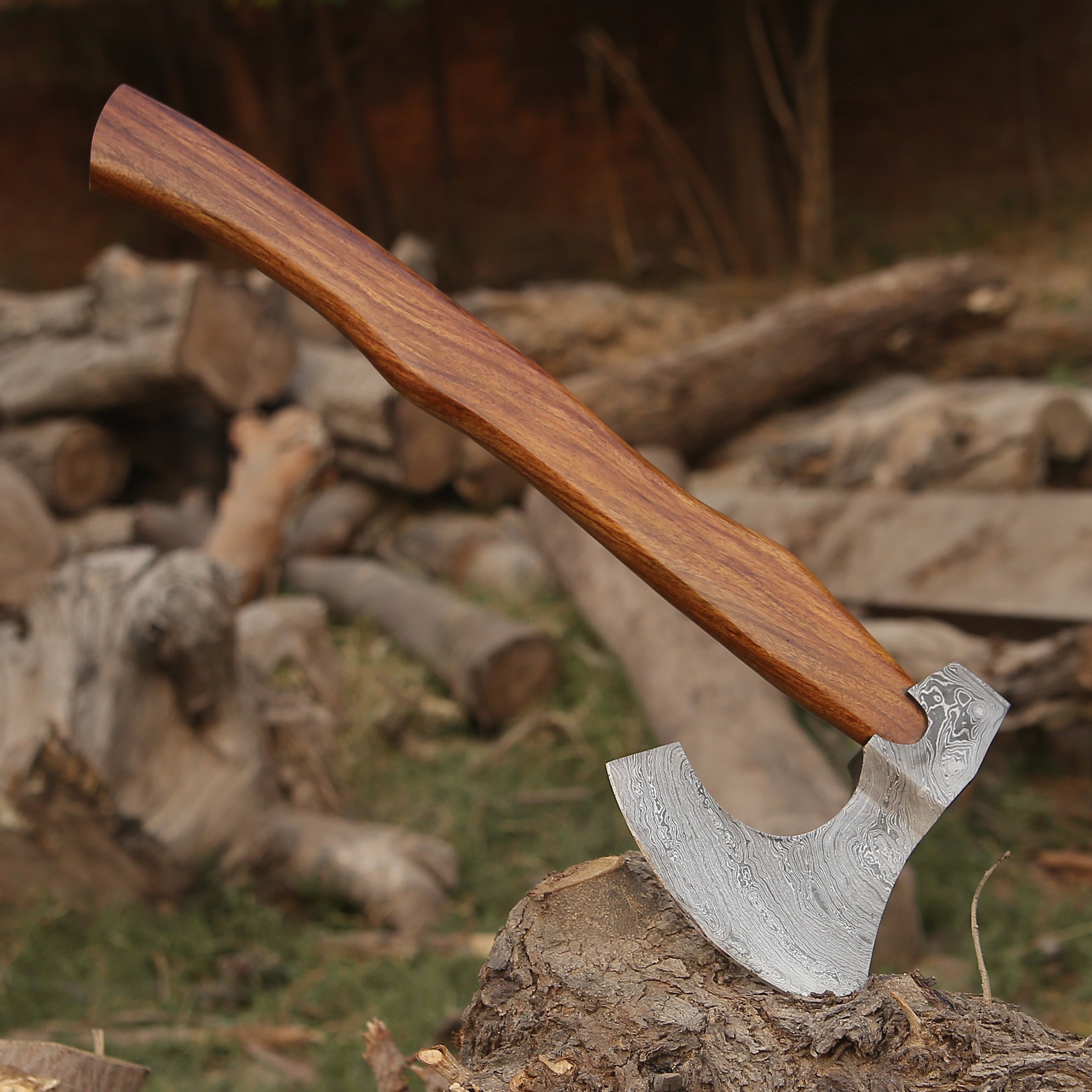 Custom Hand Made Forged Damascus Steel Axe Superb Design Axe Hatchet Tomahawk WH 1673