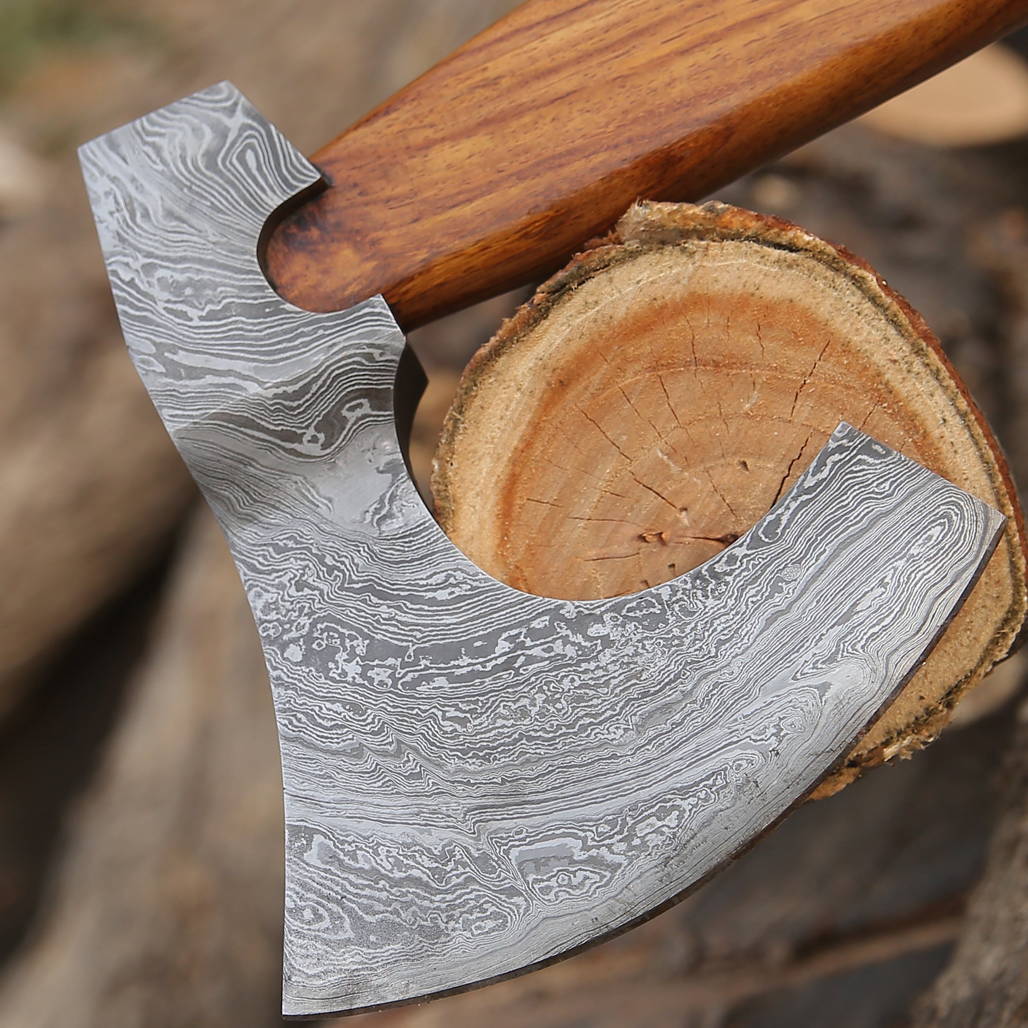 Custom Hand Made Forged Damascus Steel Axe Superb Design Axe Hatchet Tomahawk WH 1673