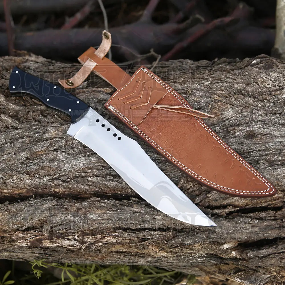 Handmade Forged Stainless Steel Survival Hunting Bushcraft Kukri Knife EDC 15” With Micarta Handle