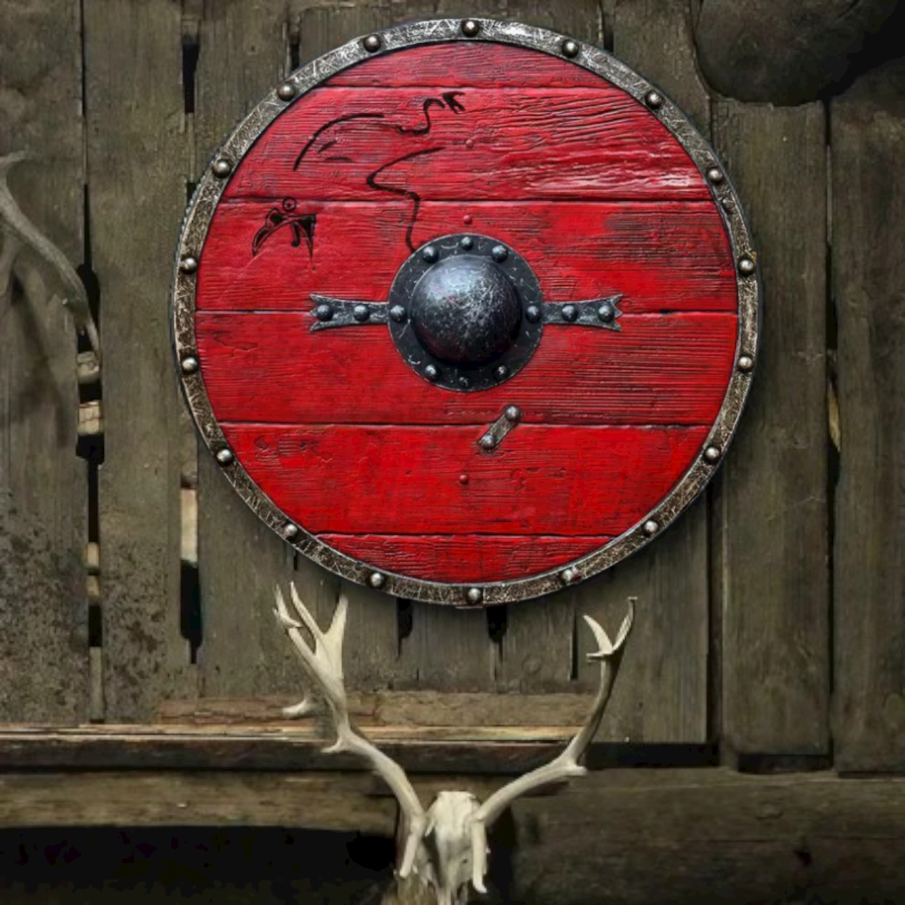 Ragnar Lothbrok Viking Shield Show Replica, 24"